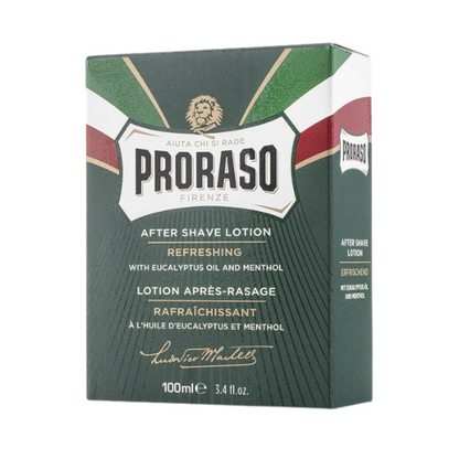 Proraso Aftershave Lotion etterbarberingsvann - Eukalyptus og mentol